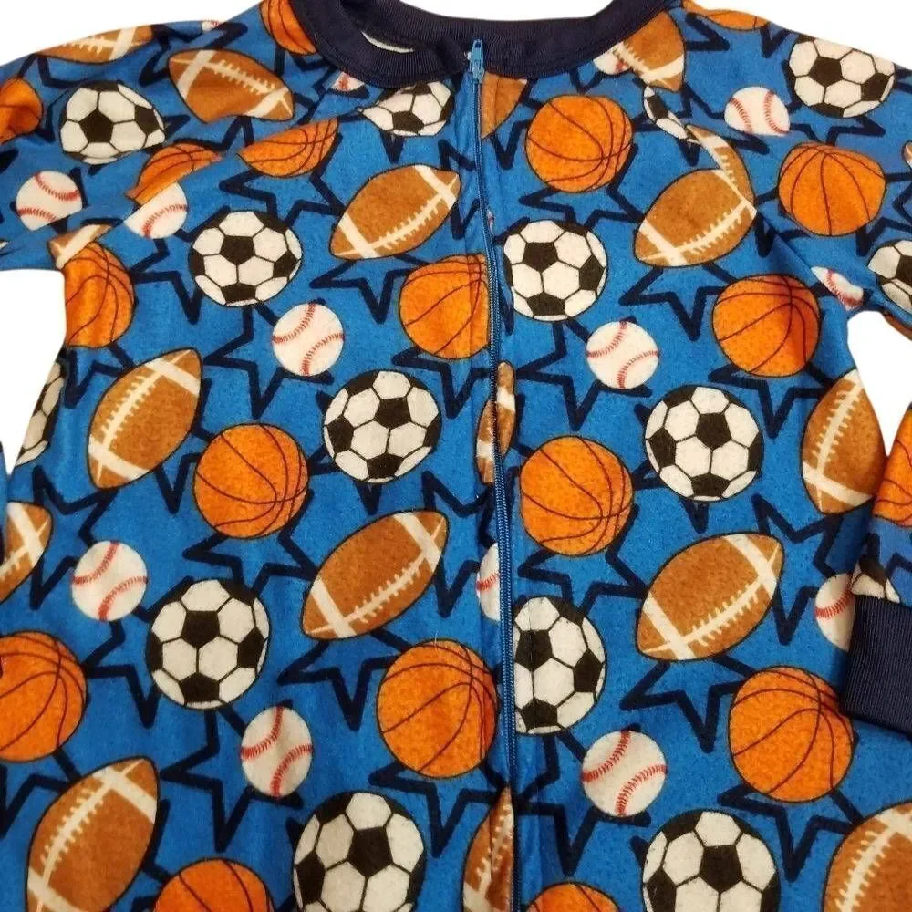 Mon Petit sports footed pajamas 3T